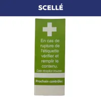 Trousse de secours avec rince œil
