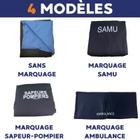 Couverture bactériostatique pour brancard