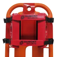 Immobilisateur de tête pour civière plan dur rouge