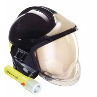 Casque F1 pompier métallisé