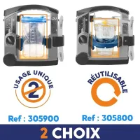 Aspirateur mucosité électrique portable Laerdal LSU avec bocal d'un litre. Débit d'aspiration de 12 à 25 litres par minute. SMSP fournisseur officiel des professionnels du médical et du secours.