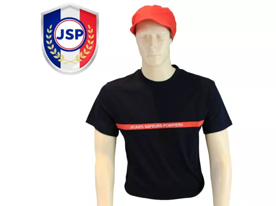 Tee-shirt JSP bleu marine jersey