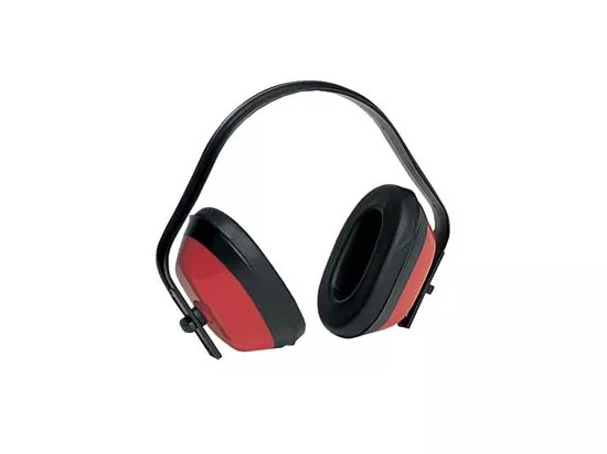 Casque anti-bruit Max 200 rouge et noir protection auditive SNR 27 dB