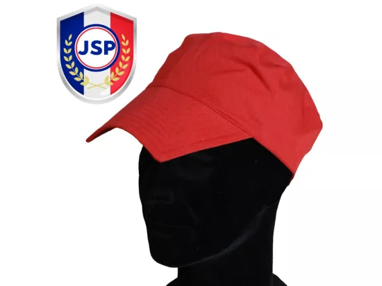 Casquette jeune sapeur pompier rouge sans écusson