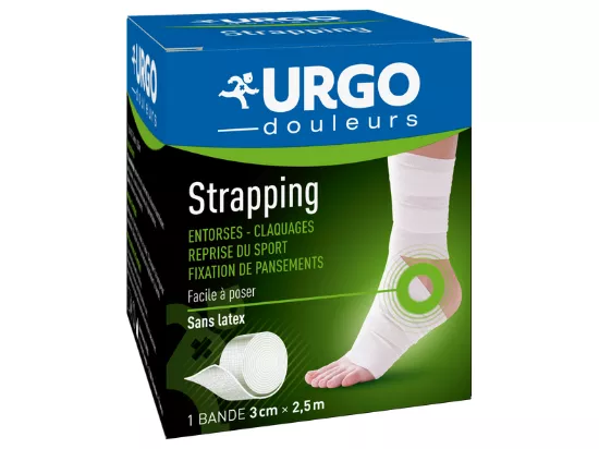 Urgo strapping bande de contention élastique adhésive