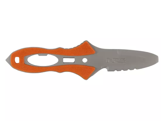 Couteau avec lame dentelée et tronquée modèle NRS Pilot