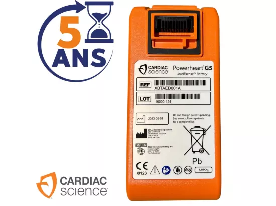 Batterie Intellisense pour défibrillateur G5 Cardiac Science