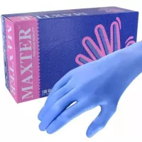 Gants nitrile non poudrés - Boite de 200