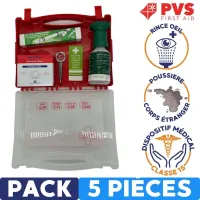 Trousse de secours avec rince œil