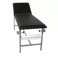 Table d'examen médical noir 190 × 62 × 70 cm
