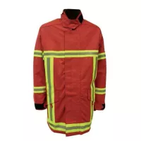 Veste de feu pompier rouge aramide en469