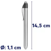 Lampe stylo d'examen à piles