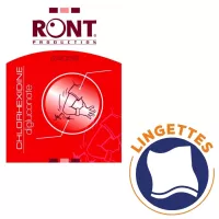 Lingette 15 x 14,2 cm de chlorhexidine digluconate Ront