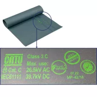 Tapis isolant électrique 100x60cm EN 61111 Classe 3