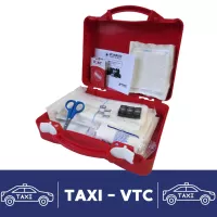 Trousse de secours Taxi conventionné VTC - Remplie
