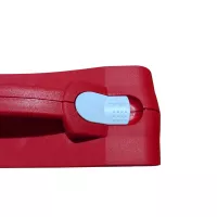Trousse de secours rouge à remplir non compartimentée en polypropylène