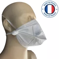 Masque de protection respiratoire FFP3 pliable fabrication française