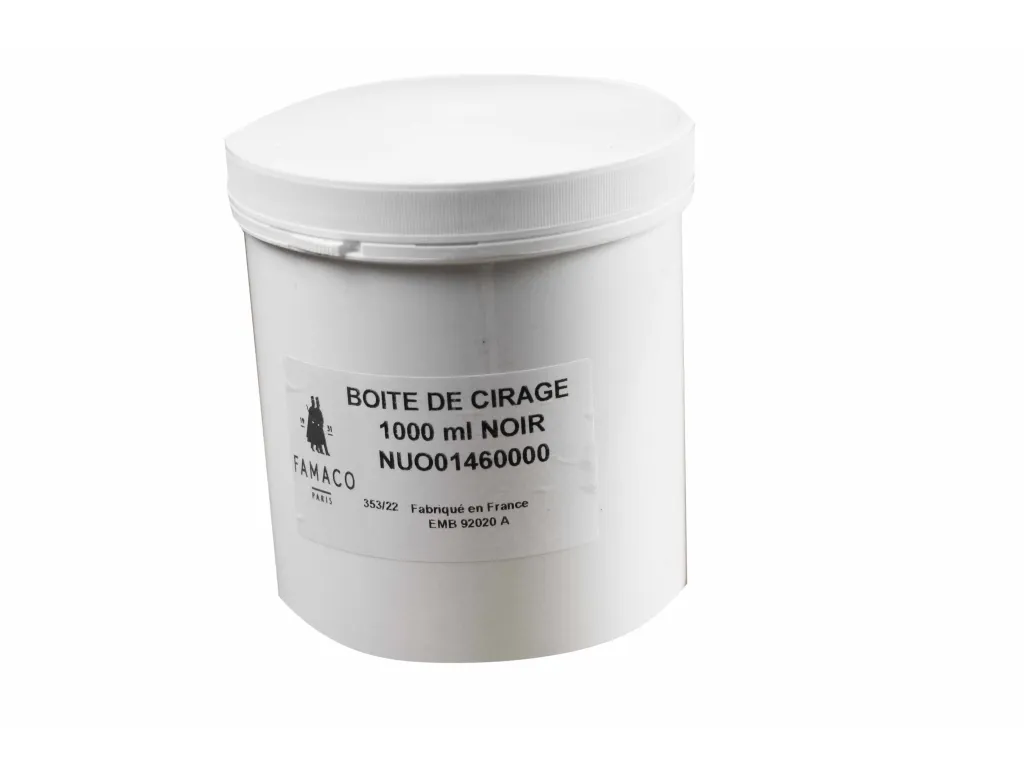 Ancienne boîte à cirage | En bois | Collection de boîtes