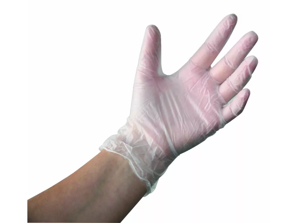 Paire de gants vinyle poudres - Différentes tailles