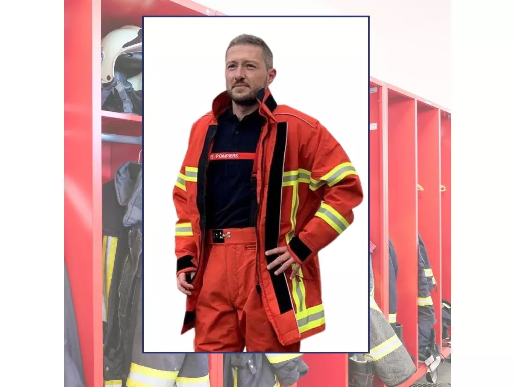 Veste pompier feu discount
