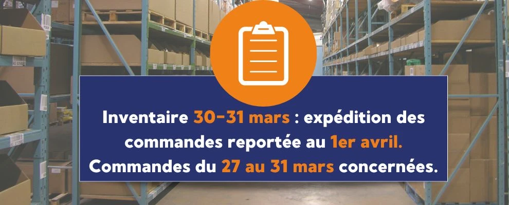 INVENTAIRE 30-31 MARS