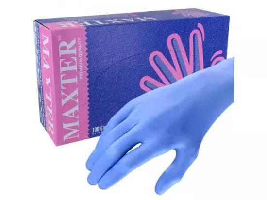 Gants nitrile non poudrés - Boite de 200