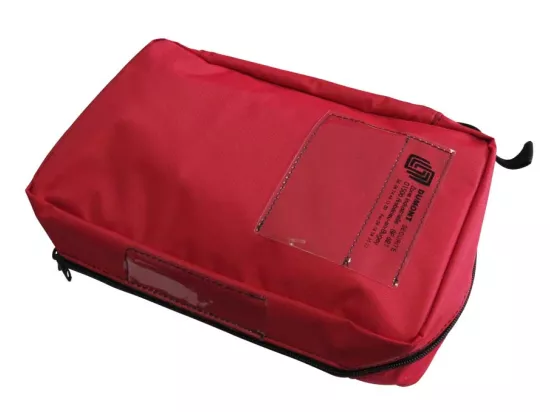 Pochette rouge pour sac de secours Grimm