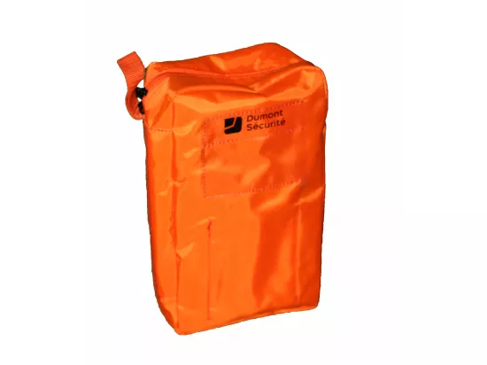 Pochette orange pour sac d'urgence Grimm et trousse de secours PPMS