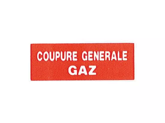 Coupure générale gaz