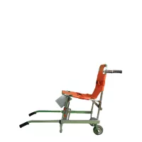 Chaise portoir d'évacuation 2 ou 4 roues pour personnes handicapées et PMR