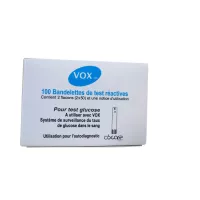 Bandelettes pour glucomètre VOX - Boite de 100