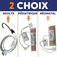 Capteur SPO2 réutilisable pour oxymètre de pouls