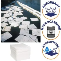 Absorbant hydrocarbure - Feuilles et rouleaux