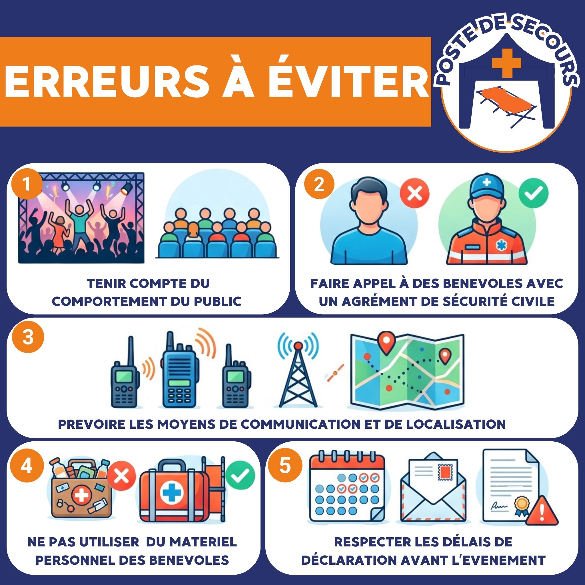 approvisionnement poste de secours