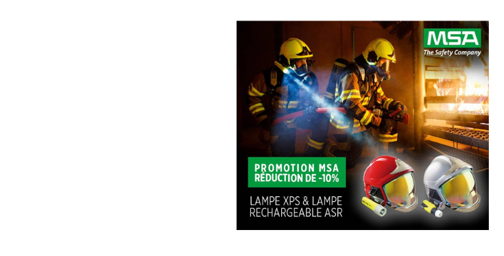 Lampe MSA : offre de Noël exceptionnelle avec Histoire de pompiers