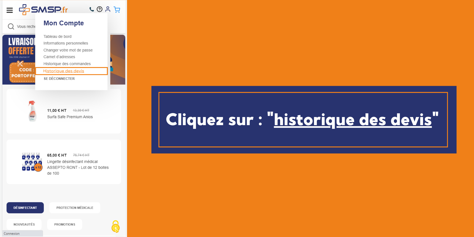 validation devis étape 2