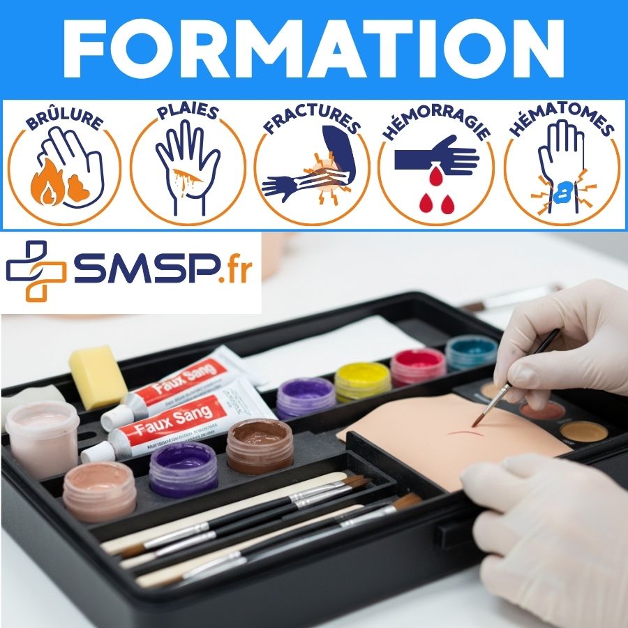 maquillage secourisme​ formation psc