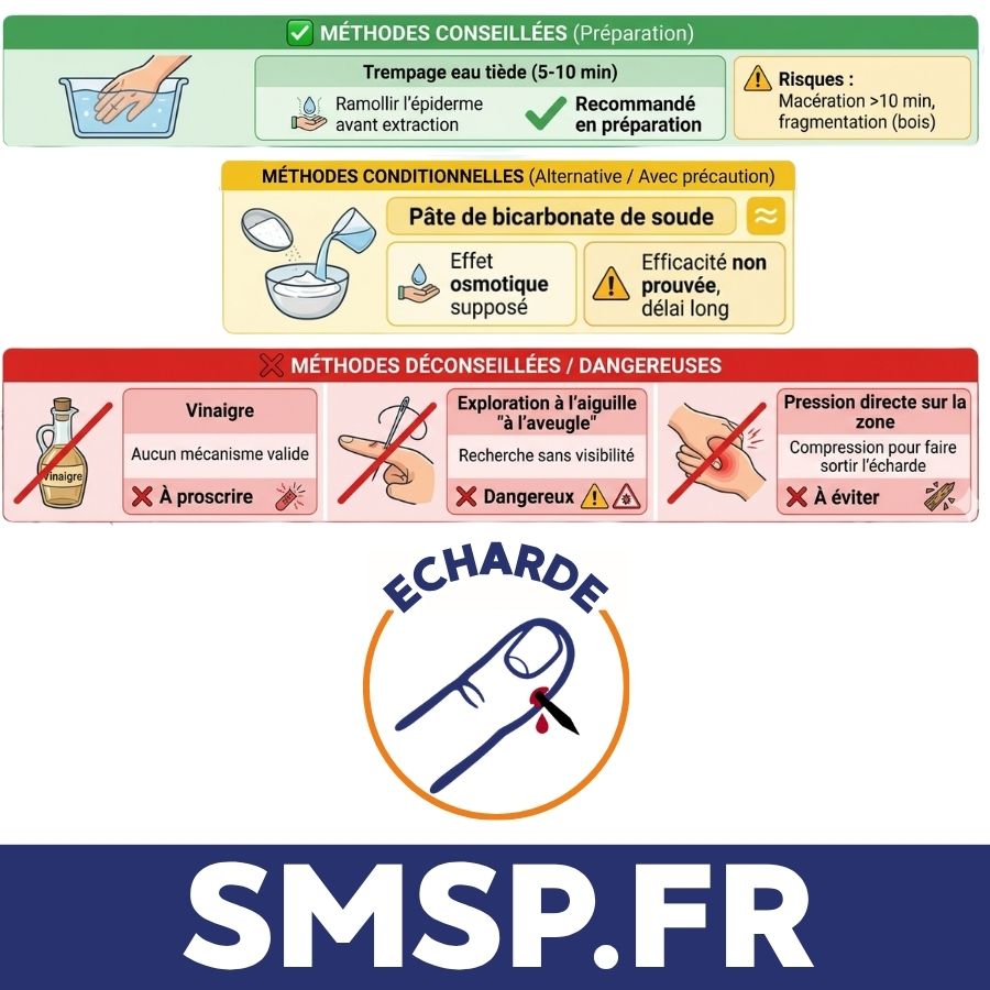 comment enlever des echardes