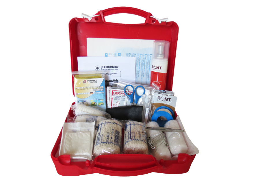 Trousse de secours complète 4 personnes (France)