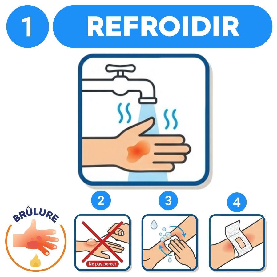 cloque brulure