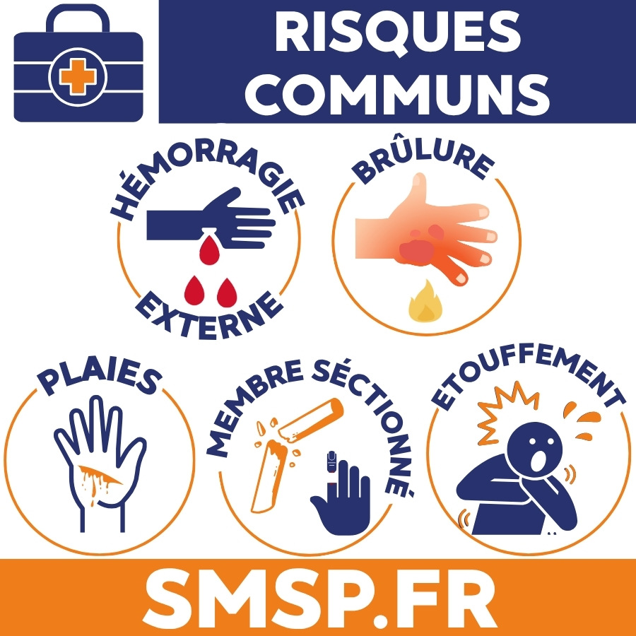 trousse de secours : risques potentiels