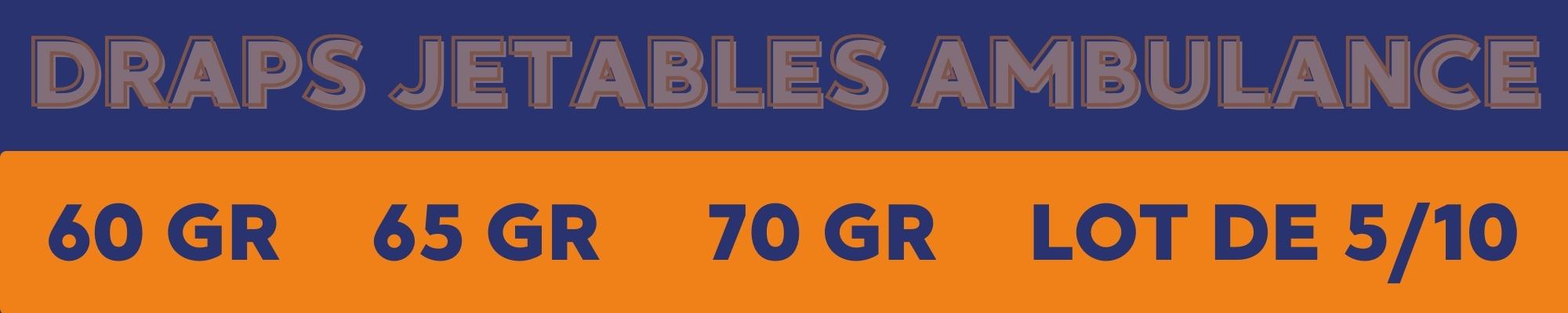 Drap de dessus jetable 70 gr par 100 unités - Literie - Direct Médical