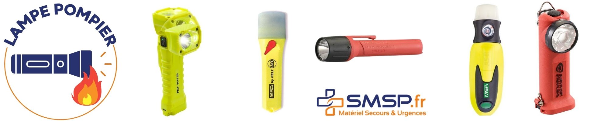 lampe pour casque pompier​